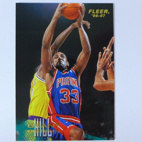 ~Grant Hill/格蘭特·希爾~名人堂/好好先生 1996年FLEER.NBA籃球卡