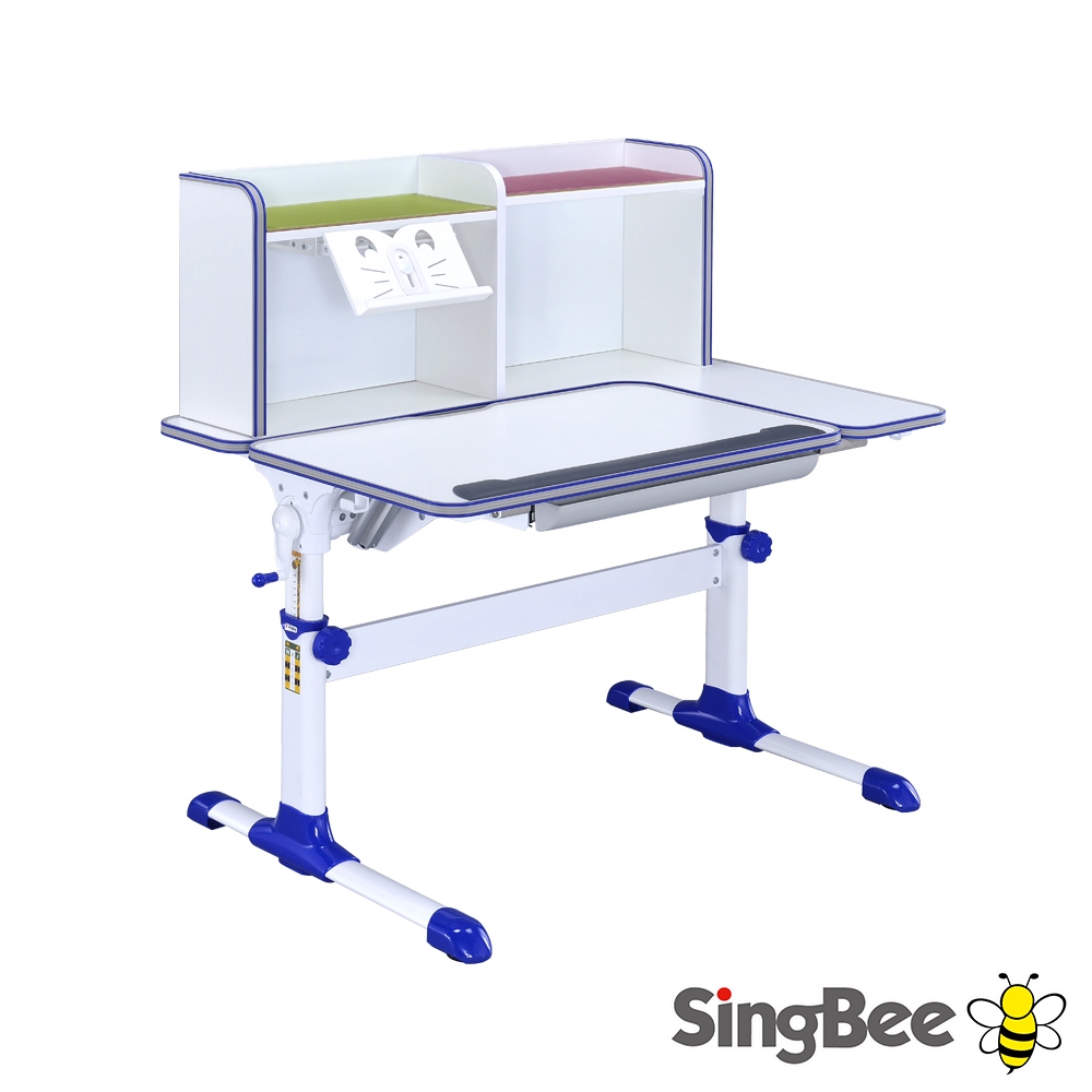 【SingBee 欣美】寬120cm 兒童桌椅組SBD-506A(書桌 兒童書桌 升降桌)