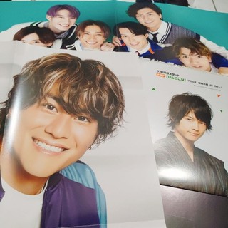 SixTONES【售】雜誌拉頁海報 傑西 京本大我 松村北斗 高地優吾 森本慎太郎 田中樹 ジェシー