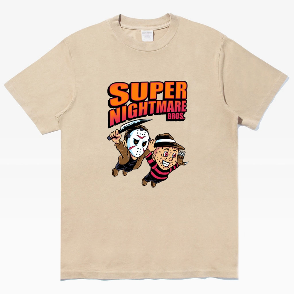 SUPER NIGHTMARE BROS WB 中性短袖T恤 8色 超級惡夢兄弟瑪利歐Freddy Jason