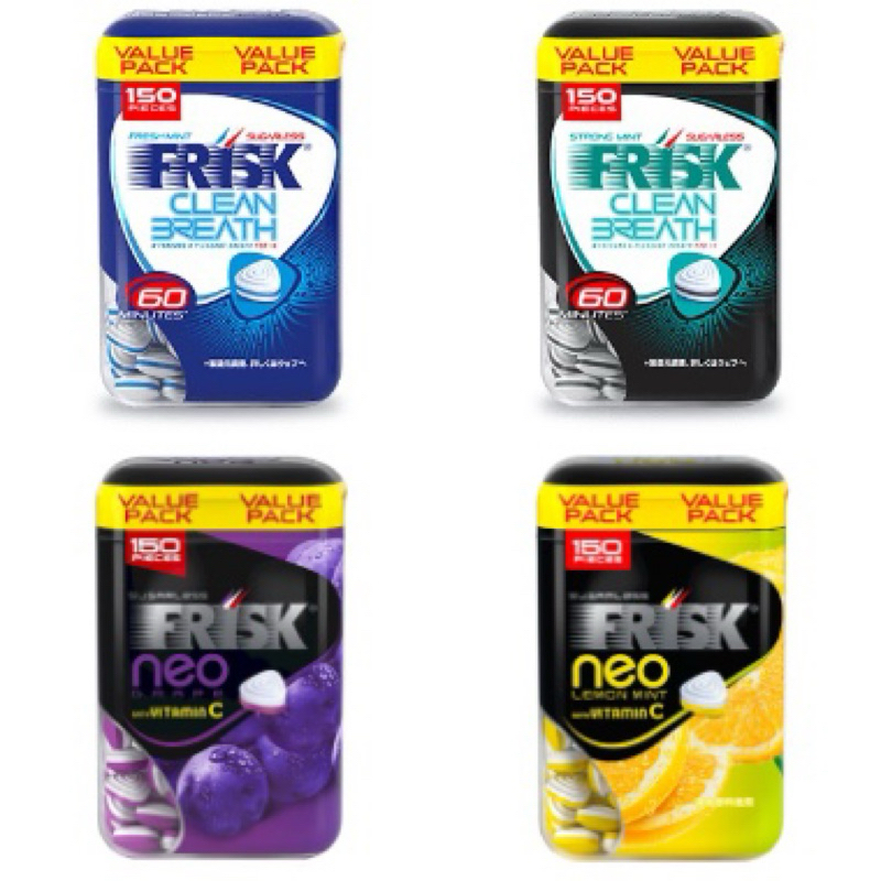 現貨 🔥 Frisk 🇯🇵日本Frisk Clean Breath 薄荷爽喉糖 150枚 (清涼型/超激酷涼型)