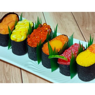 📢🦀任選4個🍮1個49元🍱現貨，只要12H出貨🚚模擬軍艦壽司食物模型(大)