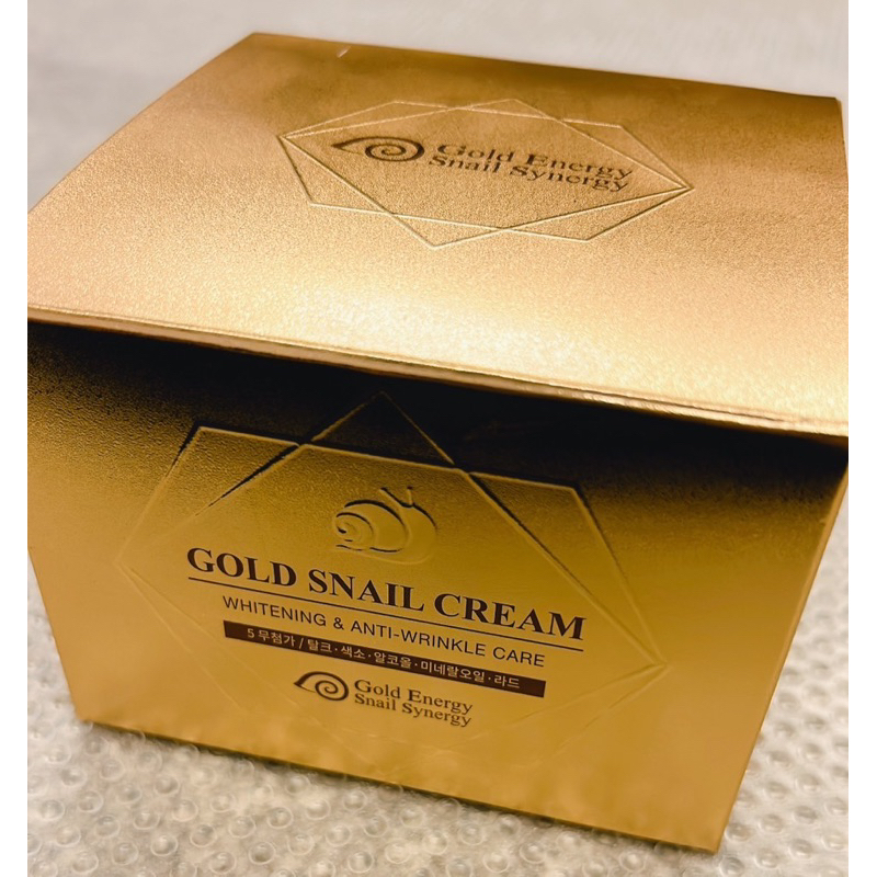 Gold energy 人蔘皂苷黃金蝸牛極致修護霜60ml