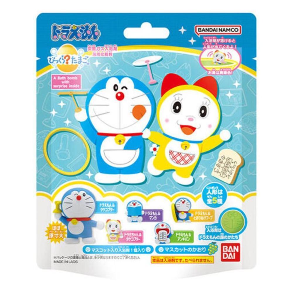 日本 哆啦A夢 Doraemon 沐浴球 入浴劑 (5款公仔隨機出貨/麝香葡萄香) (3899)