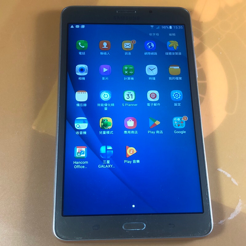 SAMSUNG Galaxy Tab j , SM-T285YD, 版本5.1.1 , YouTube 看不行便宜賣