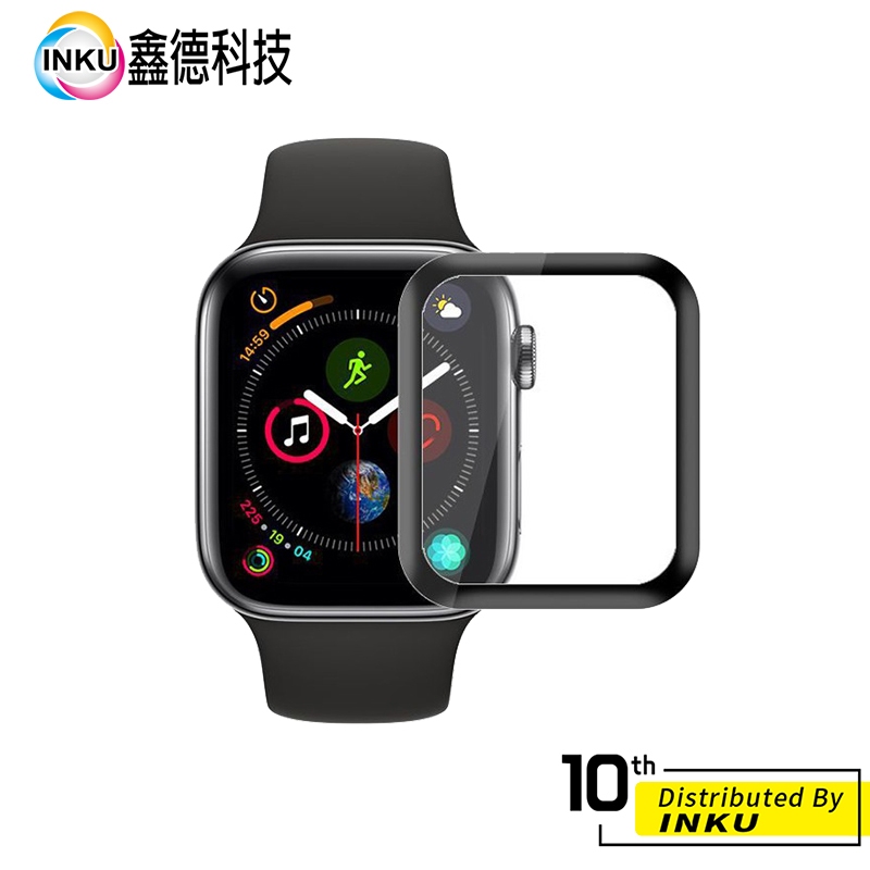 IBL Apple watch 7 6/SE 5 4 3 2 滿版 曲面 玻璃 鋼化膜 曲面膜 高清 保護貼【出清品】