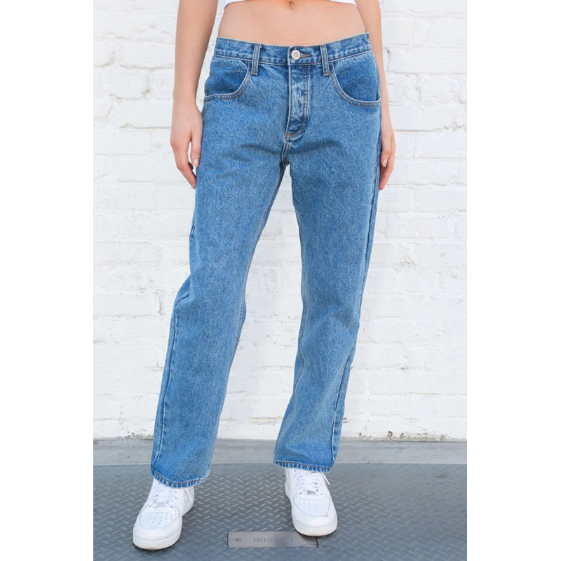 （全新！現貨！）Brandy Melville Eliana Wash Jeans