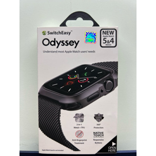 SwitchEasy Odyssey Apple Watch 40mm鋁合金手錶保護殼 黑色