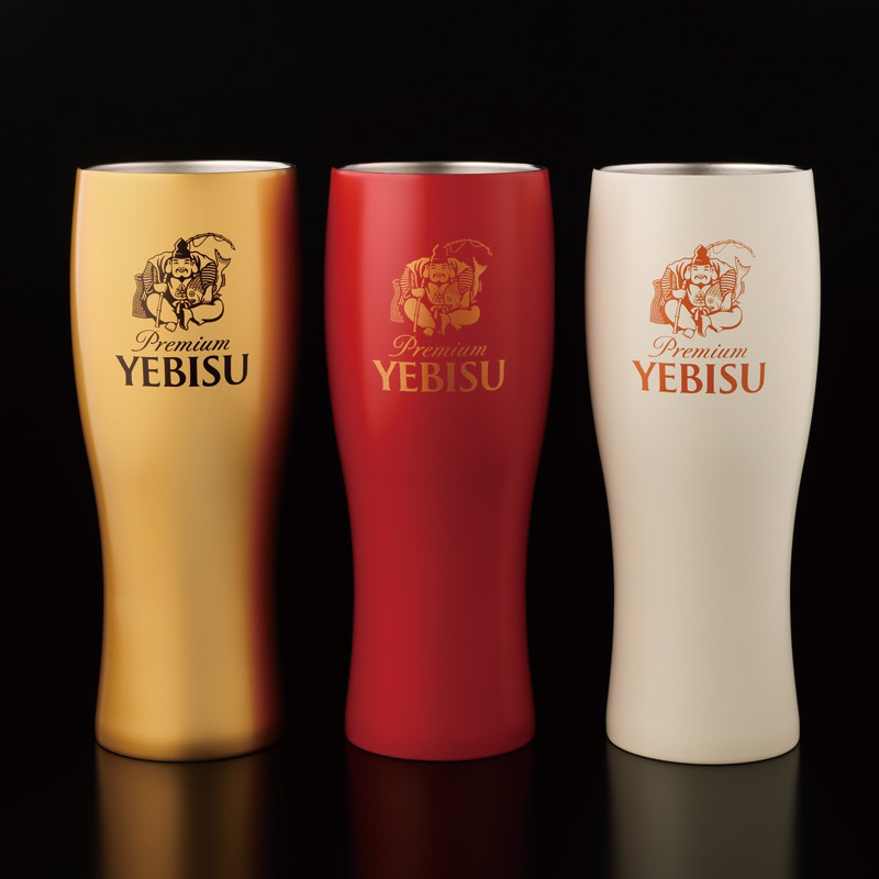 【屁屁星球代購】在台現貨。2023 YEBISU 惠比壽 日本啤酒品牌 真空限量保溫杯 三色 聖誕禮物