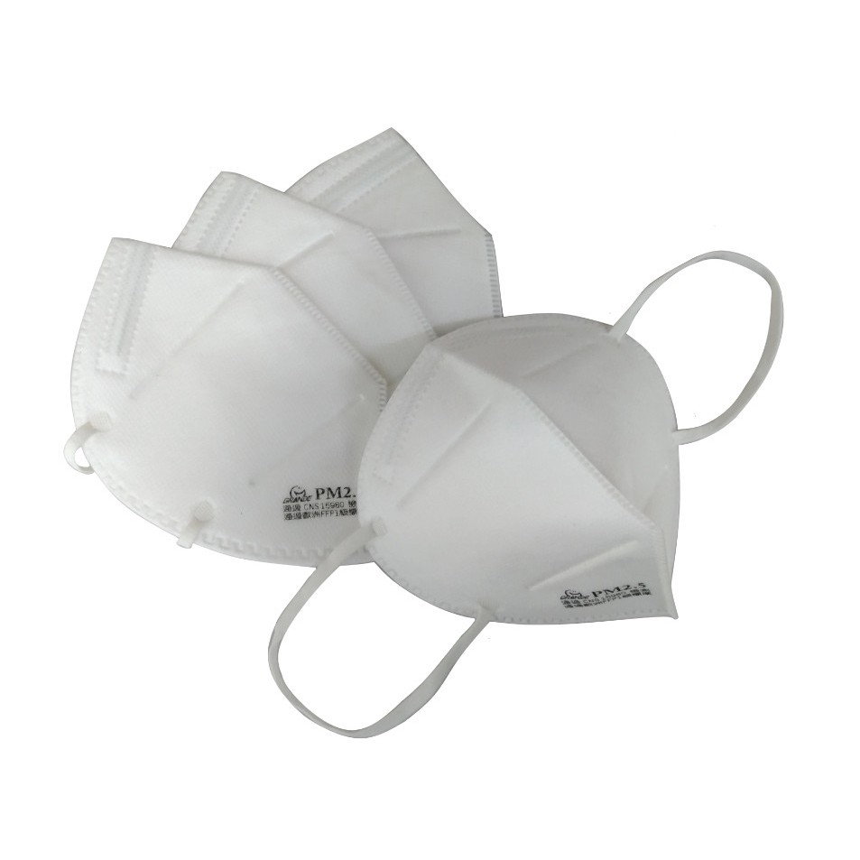 格安德口罩-摺疊耳掛式防塵口罩CFD3S-PM2.5-標準款&amp;白色款-20枚裝