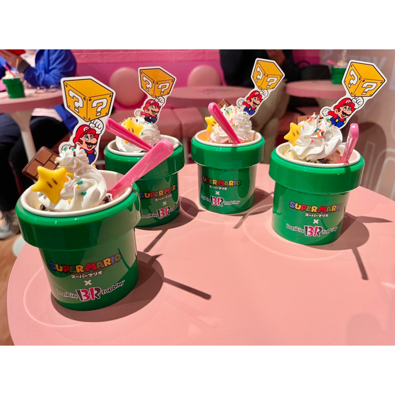 ⁉️蛇麼玩意ㄦ⁉️【售完·全新現貨·聊聊價350】熱騰騰的 31冰淇淋 🍦 聯名 馬力歐 水管杯杯