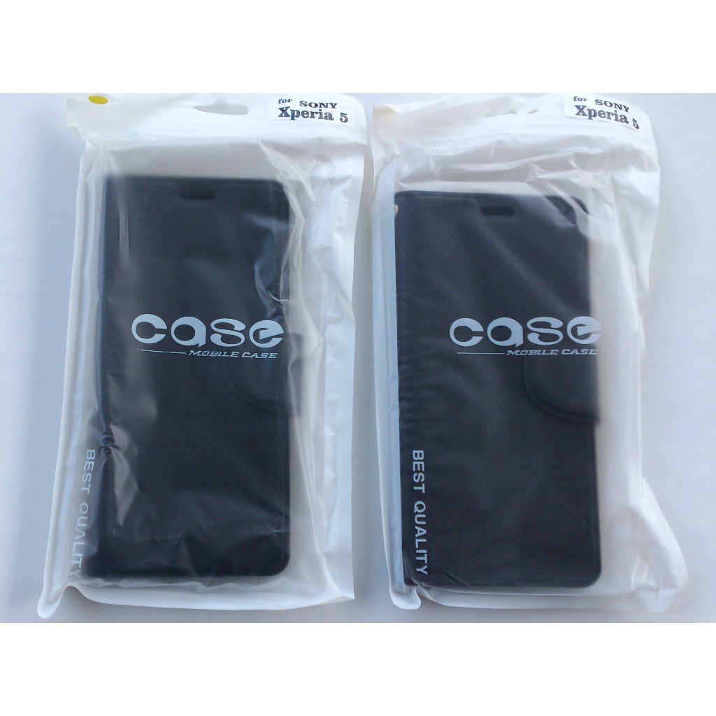 SONY Xperia 5 黑色皮套 TPU軟殼 保護手機 全新2個一起出售