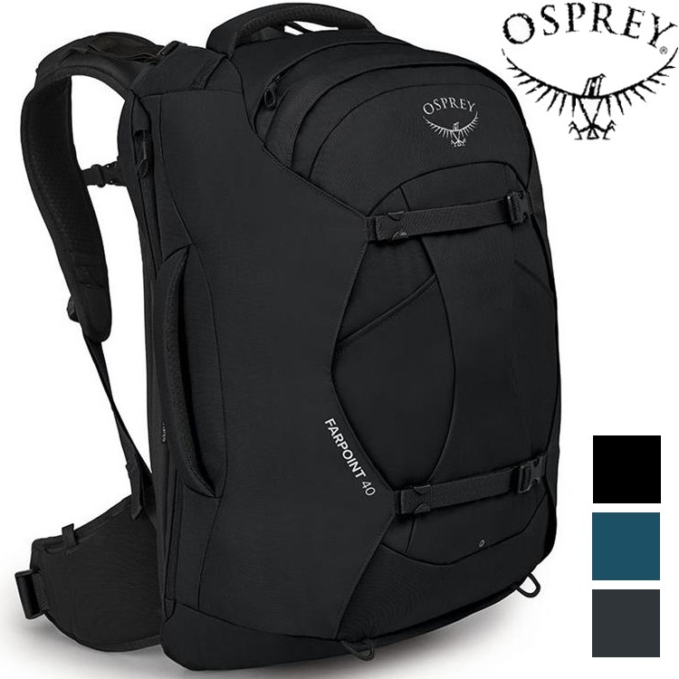 Osprey Farpoint 40 男款 旅行背包/登機包/行李袋/行李箱 肩帶可收納