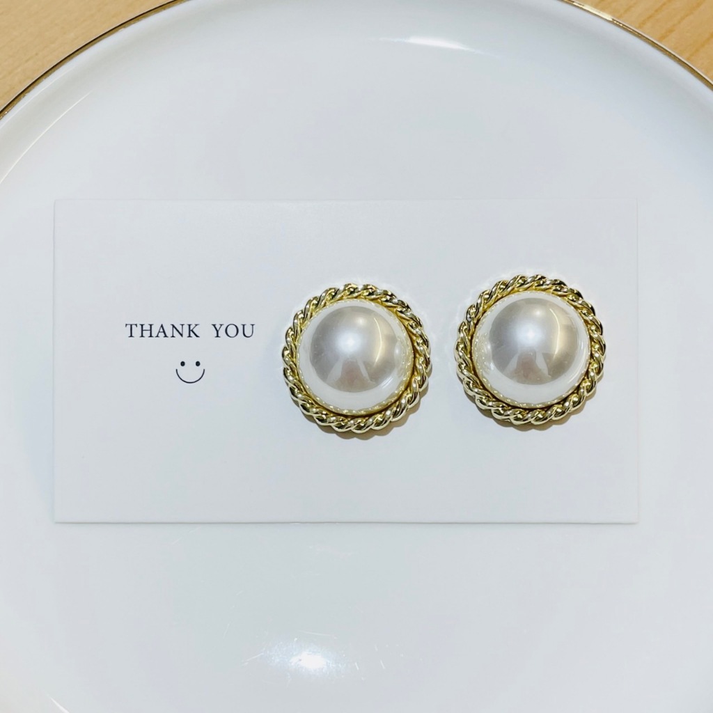 【文創飾品】| B計畫工作室 | 平價x質感 | 現貨x輕奢 珍珠復古耳環 | 純銀飾品 | 耳針 | 耳釘