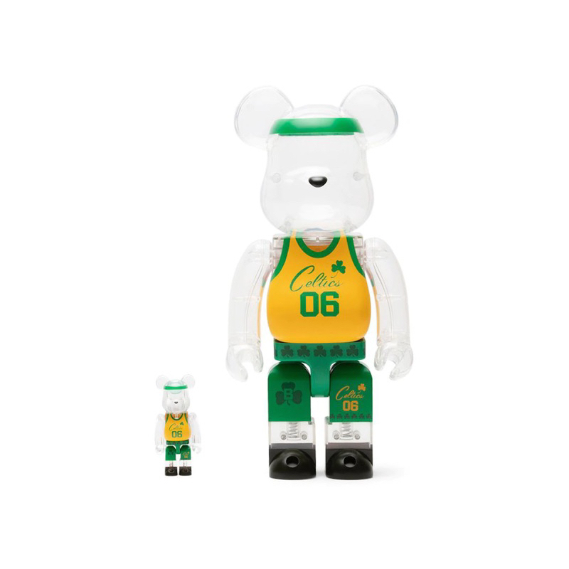 NBA WORLDWIDE RESPECT 波士頓塞爾提克BE@RBRICK 100% &amp; 400%庫柏力克熊