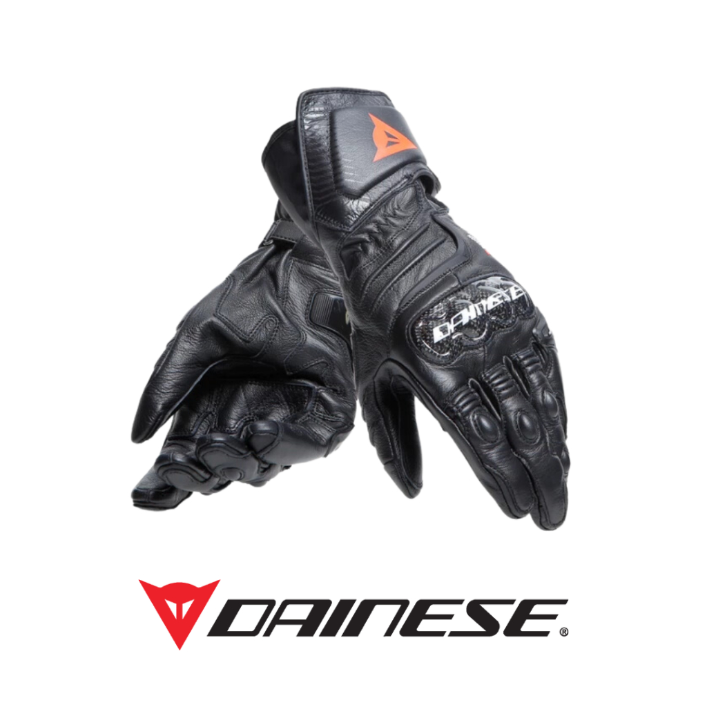 DAINESE CARBON 4 LONG LEATHER GLOVES 黑 長手套