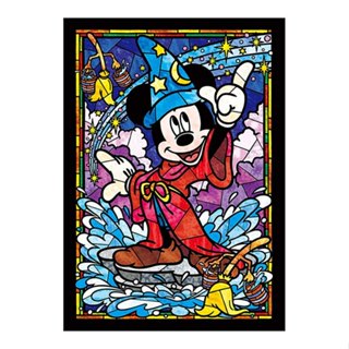 Tenyo拼圖 266透明小片 彩繪玻璃 迪士尼家族 魔法米奇