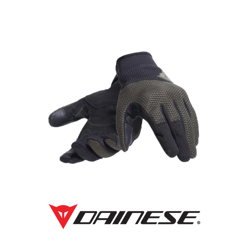 DAINESE TORINO GLOVES 黑綠 短手套 防摔手套 觸控