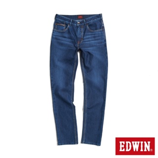 EDWIN EDGE x JERSEYS迦績 皮條窄管直筒牛仔褲(石洗綠)-男款