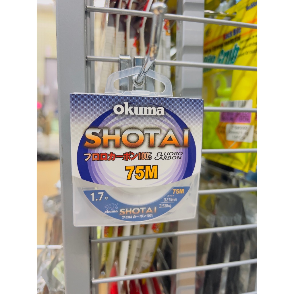 【OKUMA】SHOTAI 碳纖子線 75M ~ 海天龍釣具商城 ~ 前導線 子線 碳纖線