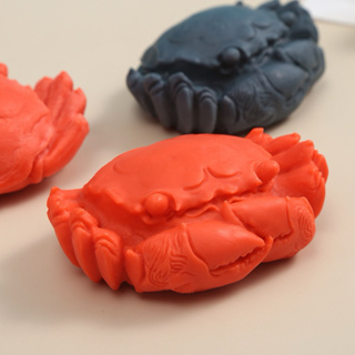 【美倫美】矽膠模 台灣出貨 螃蟹造型矽膠模 捏捏模具 翻糖模 石膏 水泥模具