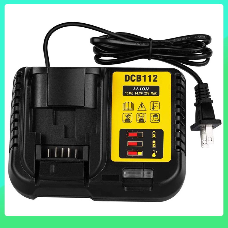 【愛購】DCB112美規快速充電器適用於得偉Dewalt12V20V電動工具鋰電池