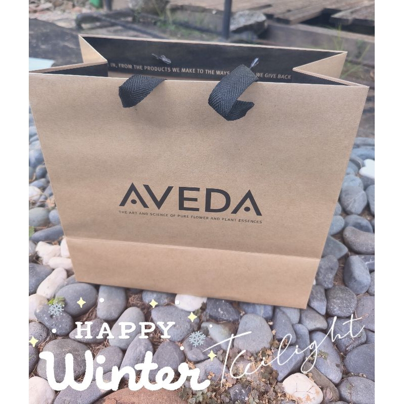 💜【現貨，全新商品】Aveda肯夢手提袋 購物袋 環保袋 牛皮紙袋(全新商品，商品完整)