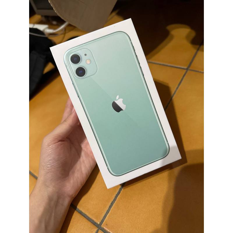 iPhone11 128G綠色手機盒 空盒