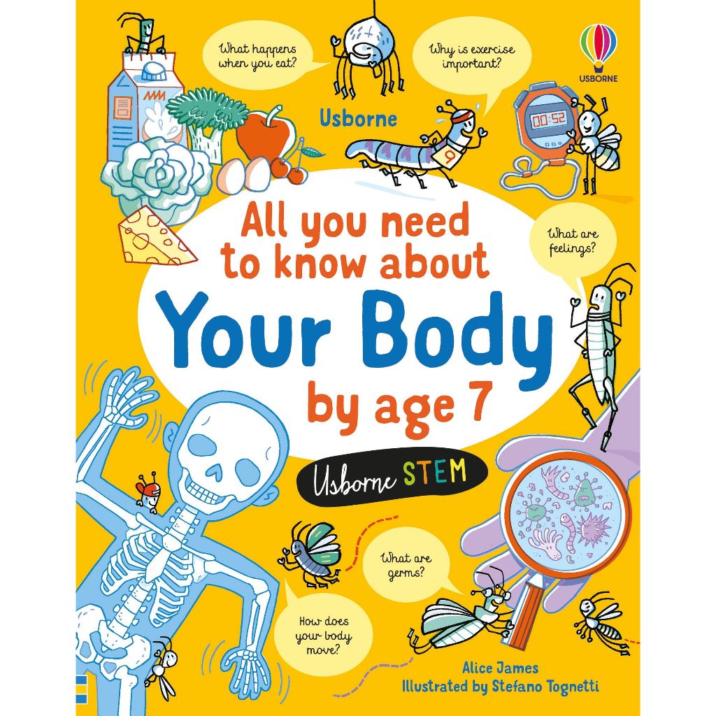 <Usborne> All You Need to Know about Your Body by Age 7 精裝書