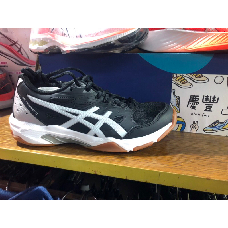 大灌體育👟 ASICS 亞瑟士 GEL-ROCKET 11 女款 排球鞋 1072A093-002