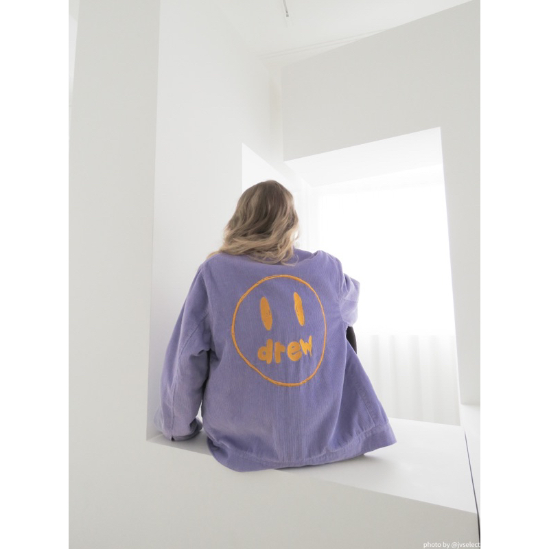 【J.V Select】Drew house Painted Mascot Jacket 燈芯絨 刺綉 笑臉 外套