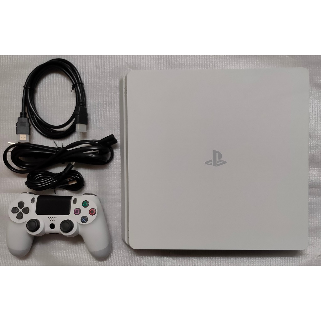 PS4 SLIM 2017 500G 11.00 主機 冰河白 8.9成新