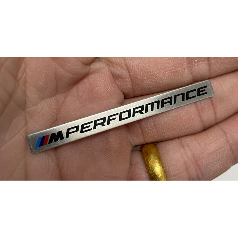 BMW M performance 鋁合金貼紙 G系列 最新版字體 Mpower 貼紙3M背膠