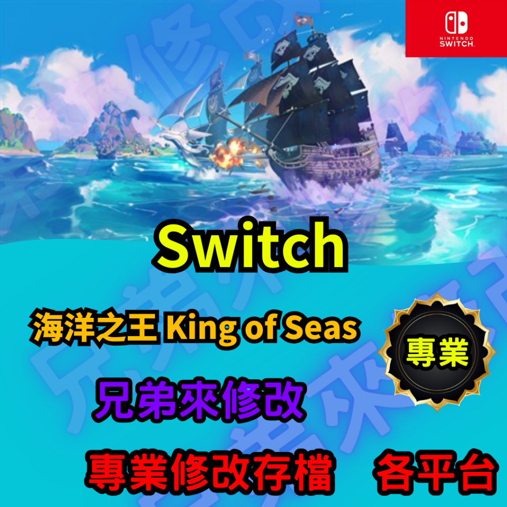 🌈兄弟來修改🌈NS Switch  海洋之王 King of Seas  存檔修改 存檔替換 外掛 金手指 金錢MAX