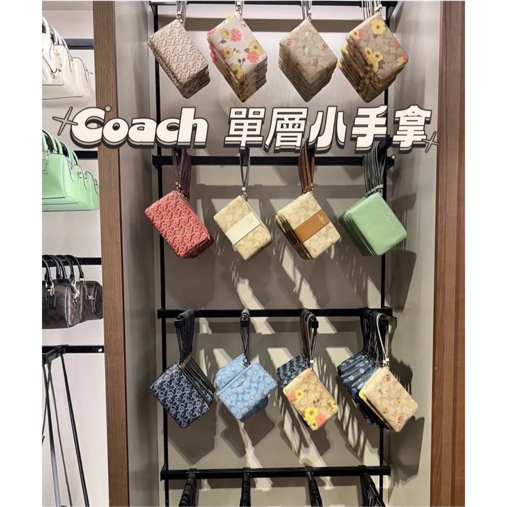 現貨NABI 🔥Coach 手拿包 小手拿 大手拿 單層 雙層 Outlet 官網 正品  手掛式 拉鍊款