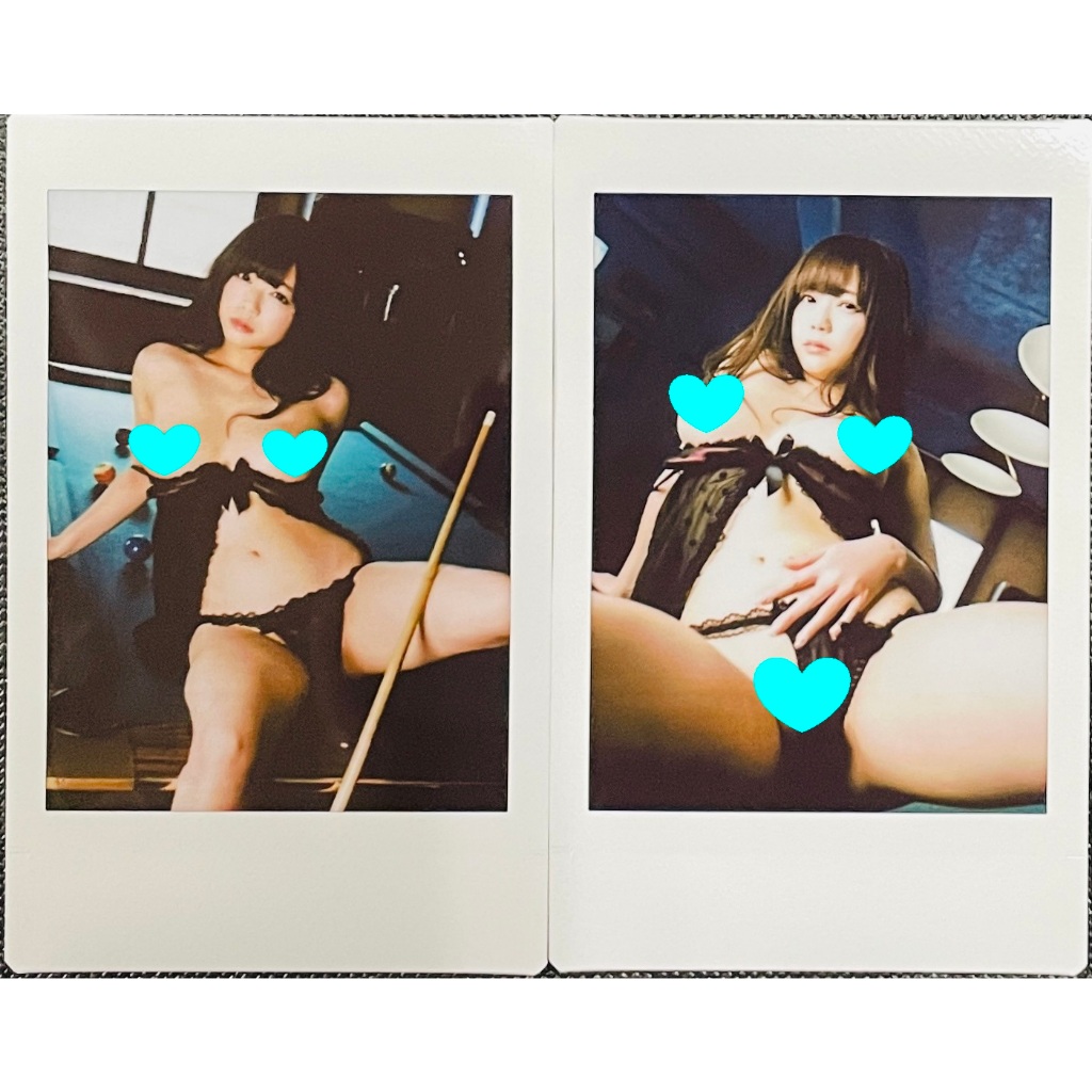 羽咲美晴 2張 拍立得 日本活動 現場特典 特典拍立得照片 Miharu Usa 寫真拍立得 -3Gz4Nb-