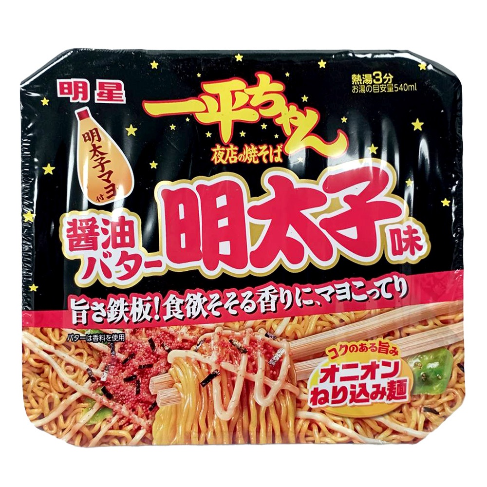 明星食品 一平夜店炒麵-奶油醬油明太子風味 70g【Donki日本唐吉訶德】