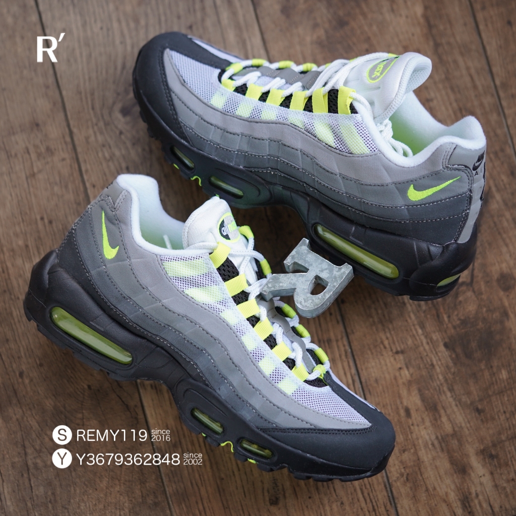 R'代購 Nike Air Max 95 OG Neon 2020年 灰黑黃 CT1689-001