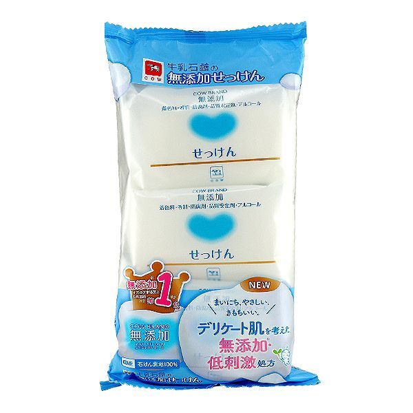 牛乳石鹼 COW 無添加皂(100gx3入) 沐浴肥皂 【小三美日】D383035