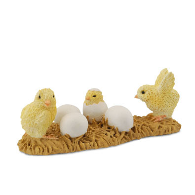 《 COLLECTA 》英國 Procon 動物模型 小雞孵化【台中宏富玩具】