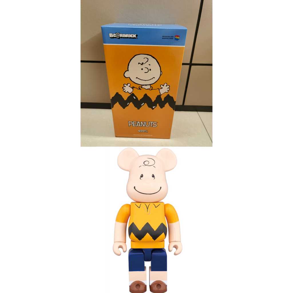 銀角零卡分期 全新未拆 BE@RBRICK CHARLIE BROWN 400% 查理布朗 400%