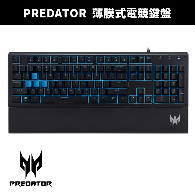 【PREDATOR CESTUS 掠奪者】有線薄膜式電競鍵盤AETHON 100