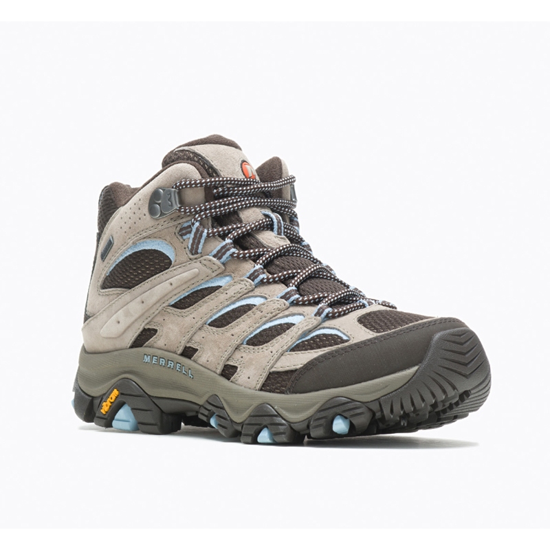 【MERRELL 美國】MOAB 3 MID GORE-TEX 女中筒登山鞋 褐色 ML035816 中筒健走鞋 郊山鞋