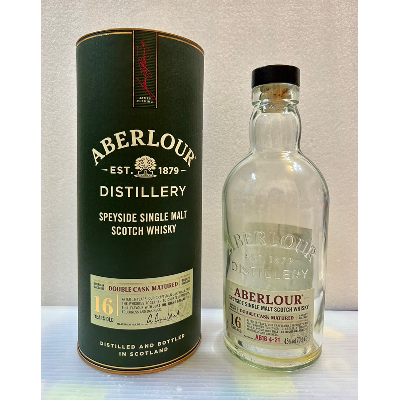 🇬🇧亞伯樂 16 年雙桶單一純麥威士忌 0.7L「空酒瓶+空盒」