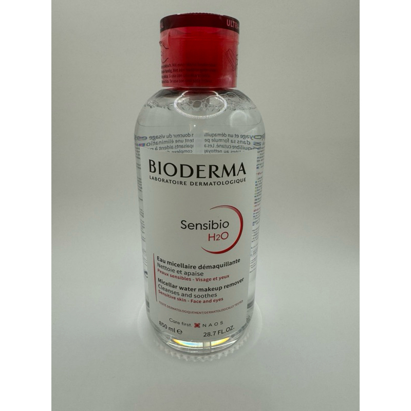 好市多BIODERMA 貝膚黛瑪舒敏高效潔膚液 850ml 貝德瑪卸妝水 卸妝液