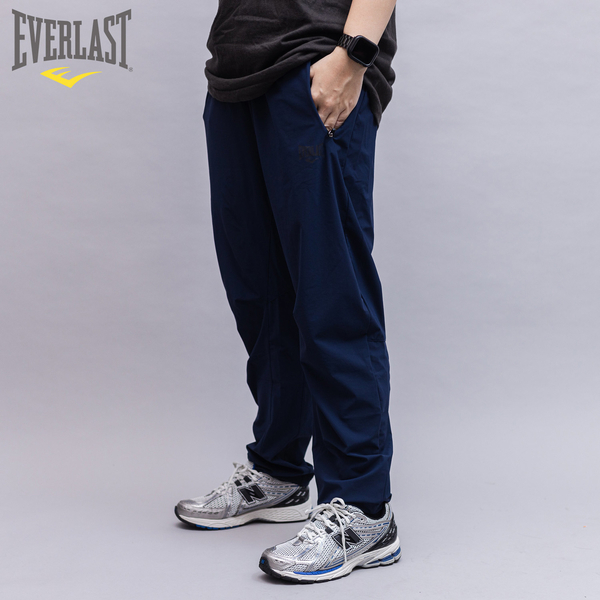 EVERLAST 長褲 深藍 小LOGO 運動 機能 風褲 男 4951175280