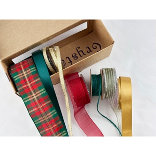 【Crystal Rose緞帶】聖誕香料 緞帶組合/7入>>送燙金收納禮盒
