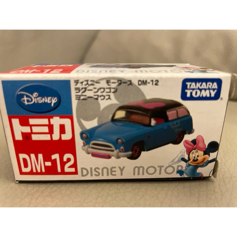 *假面豬玩具市集*TAKARA TOMY 多美小汽車 TOMICA DISNDY MOTO DM-12 米妮復古車