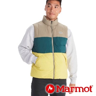 【Marmot】中性保暖羽絨背心『巖蘭綠/深叢綠/萊姆黃』14634