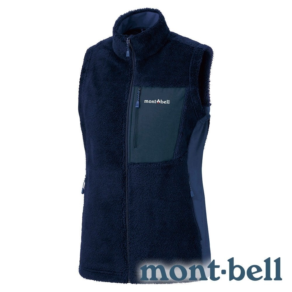 【mont-bell】CLIMAAIR-女刷毛保暖背心『深海軍藍』1106693